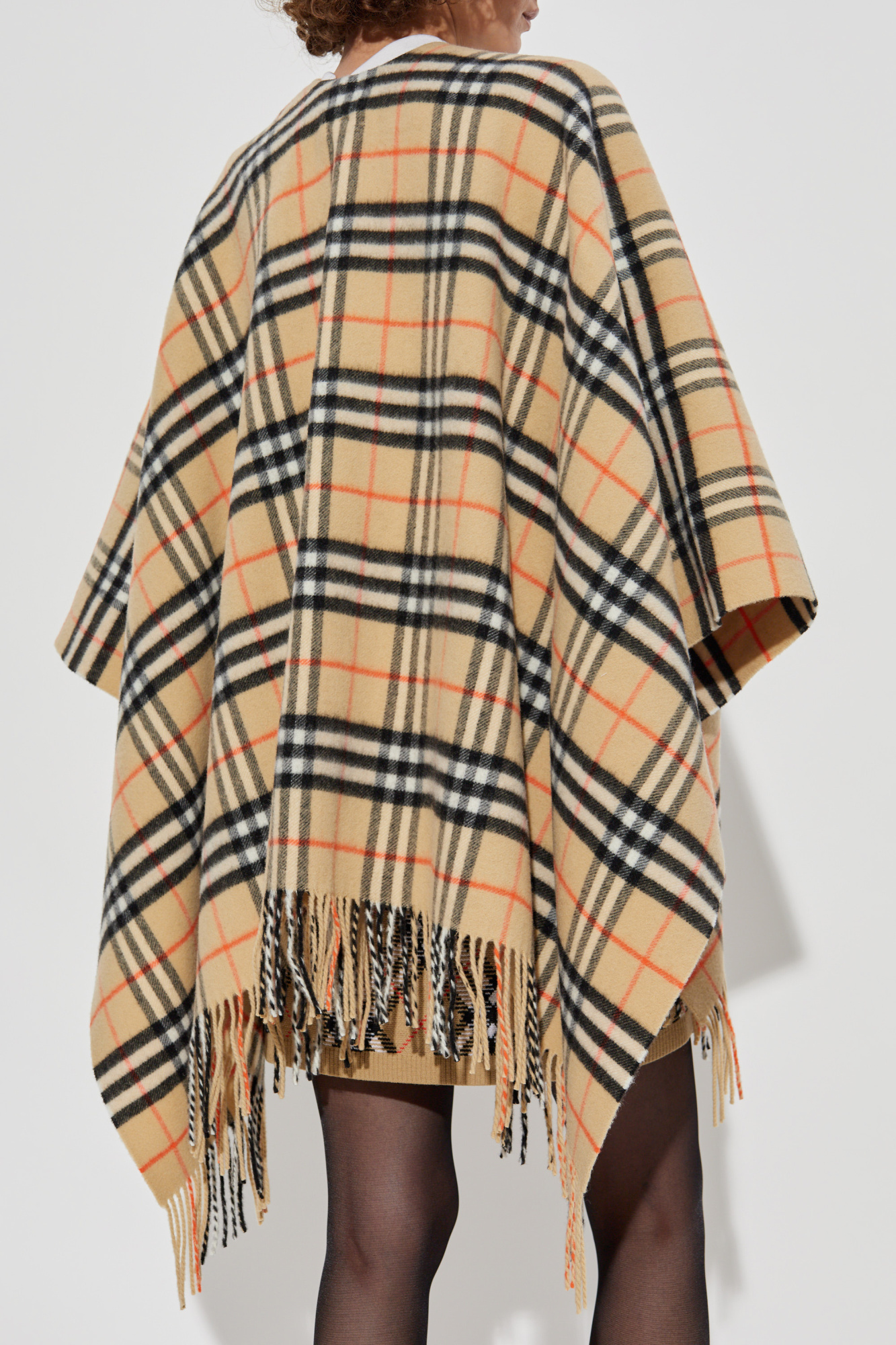 ポンチョ・ケープ Burberry FW25 A:ST CHARLOTTE CAPE:164786:A2021 (8102992) Burberry Poncho 